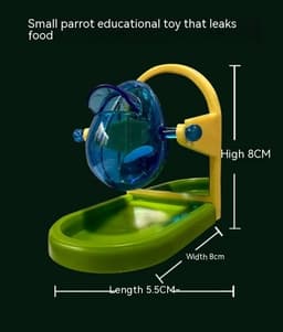 image-Parrot Food Leakage Toy Bird Cage Accessories