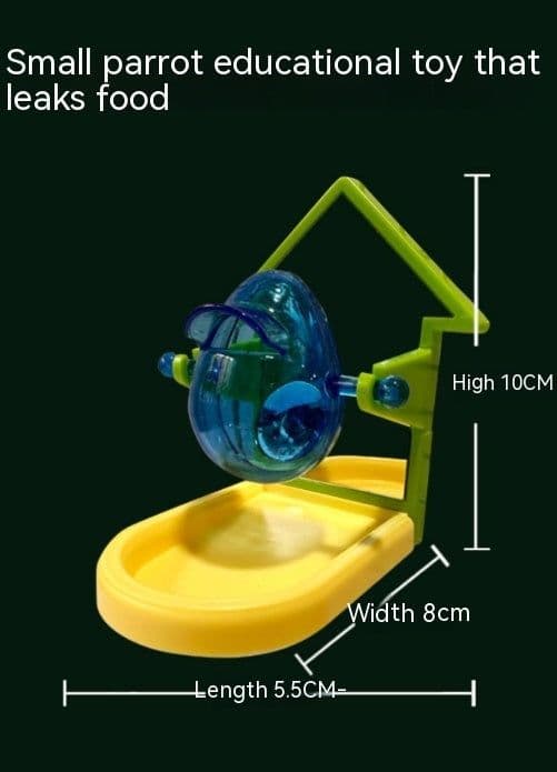 image-Parrot Food Leakage Toy Bird Cage Accessories