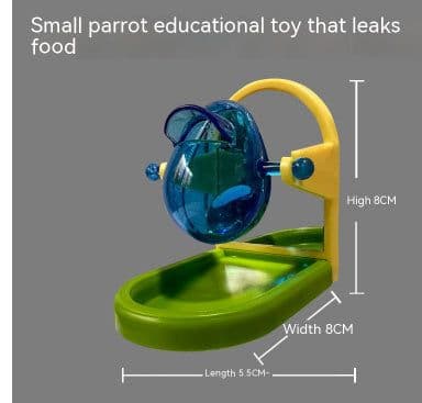 image-Parrot Food Leakage Toy Bird Cage Accessories