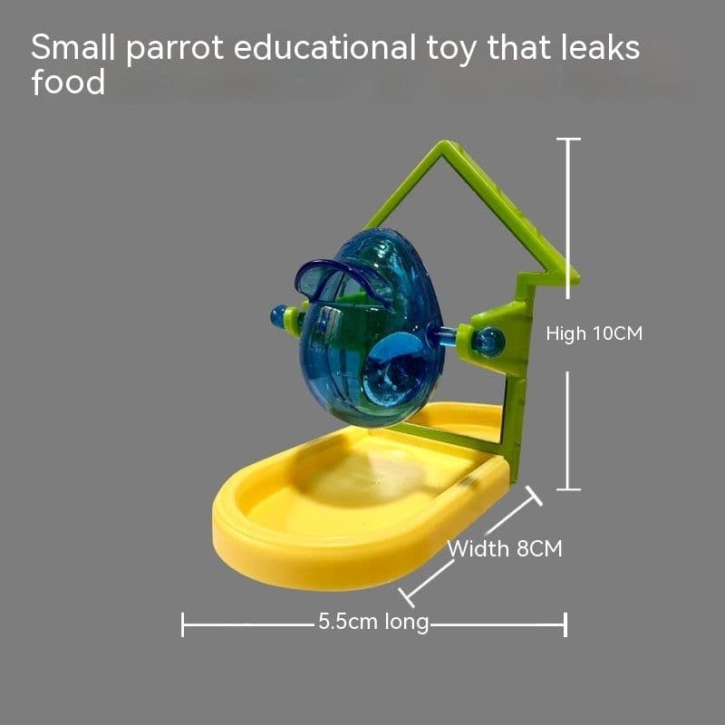 image-Parrot Food Leakage Toy Bird Cage Accessories