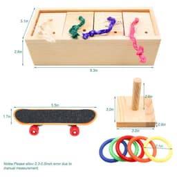 image-Parrot Toy Bird Supplies Supplies Puzzle Training