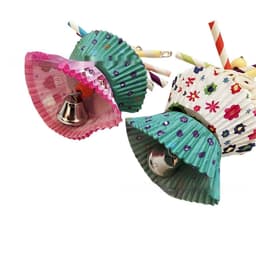 image-Parrot Toy Bird Edible Soft Ball Shredding Toy Relieving Boredom Chewing Bite Toy
