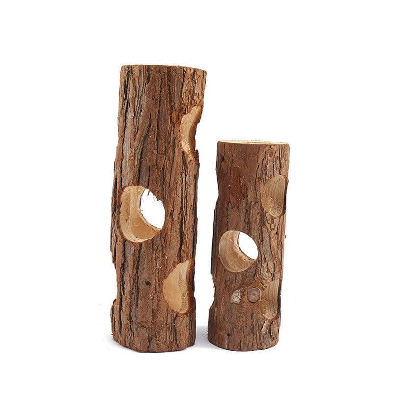 image-Hamster Solid Wood Pipe Bird Platform Rabbit Molar Dogs And Cats Toy Tree Tube
