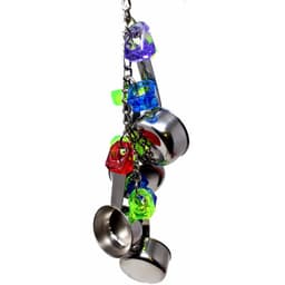 image-Parrot Bite Stainless Steel Four-pot String Toy