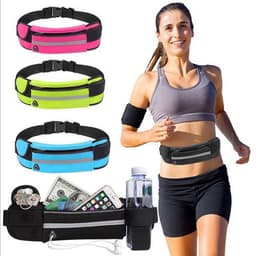 image-Fitness Waist Bag With Pocket Slim Running Jogging Belt Fanny Pack Bag For Hiking Cycling Workout Sports Gym