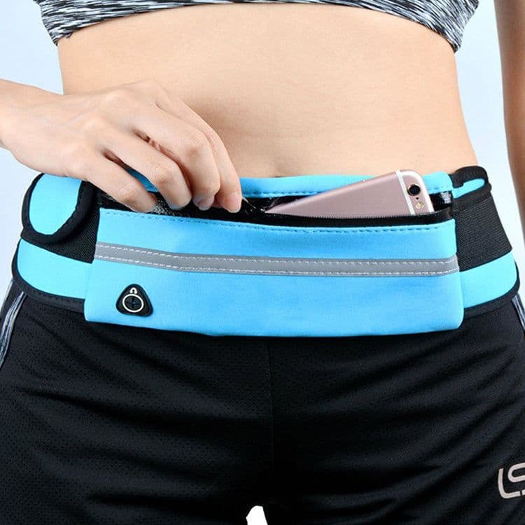 image-Fitness Waist Bag With Pocket Slim Running Jogging Belt Fanny Pack Bag For Hiking Cycling Workout Sports Gym