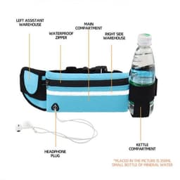 image-Fitness Waist Bag With Pocket Slim Running Jogging Belt Fanny Pack Bag For Hiking Cycling Workout Sports Gym