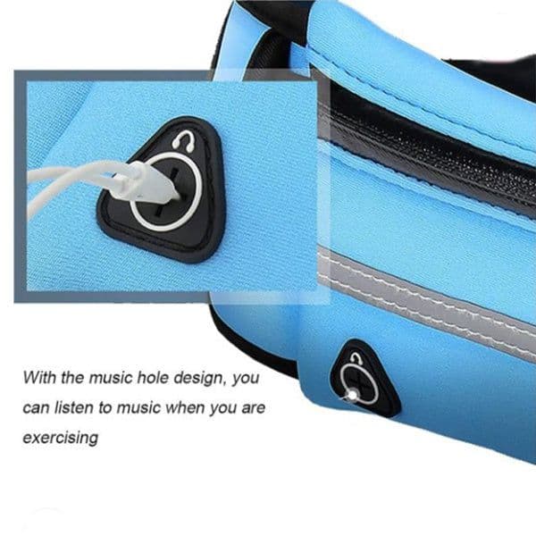 image-Fitness Waist Bag With Pocket Slim Running Jogging Belt Fanny Pack Bag For Hiking Cycling Workout Sports Gym