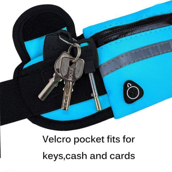 image-Fitness Waist Bag With Pocket Slim Running Jogging Belt Fanny Pack Bag For Hiking Cycling Workout Sports Gym