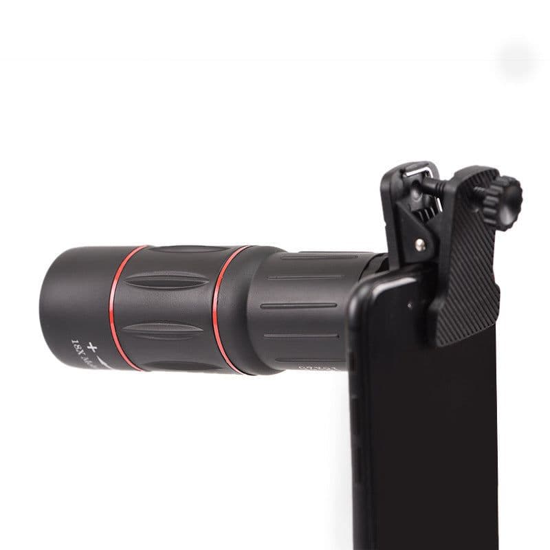 image-Compatible with Apple, 18X Telescope Zoom Mobile Phone Lens for iPhone Samsung Smartphones universal clip Telefon Camera Lens with tripod