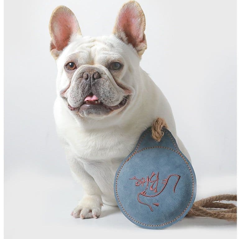image-Pet Dog Training Cowhide Toy
