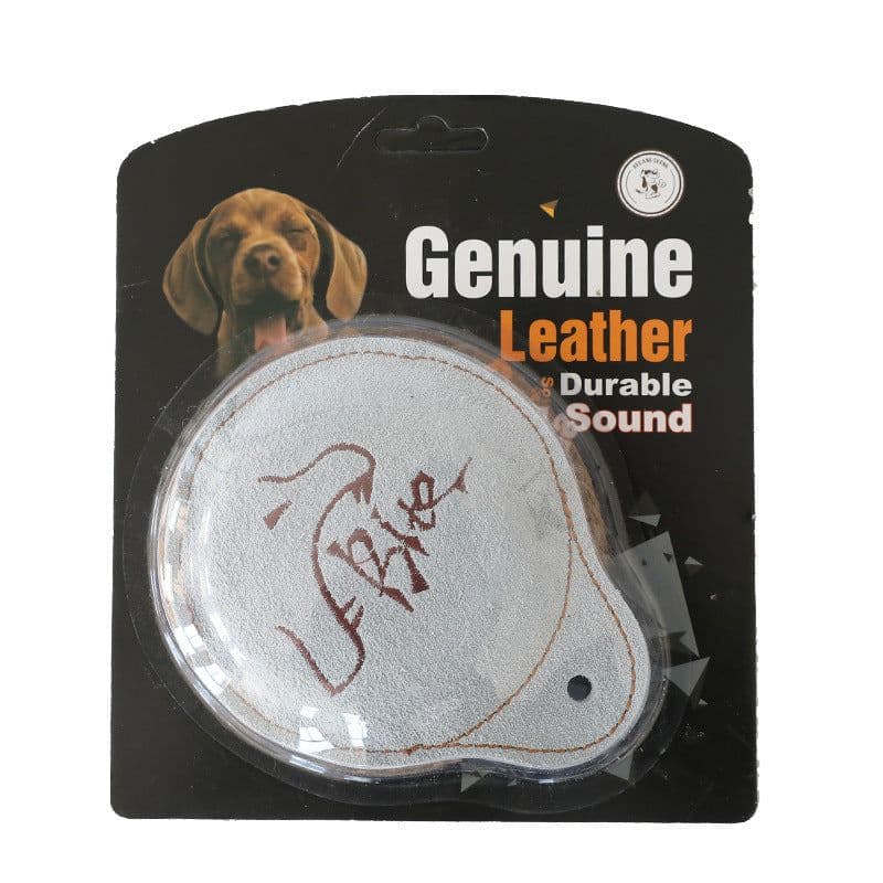 image-Pet Dog Training Cowhide Toy