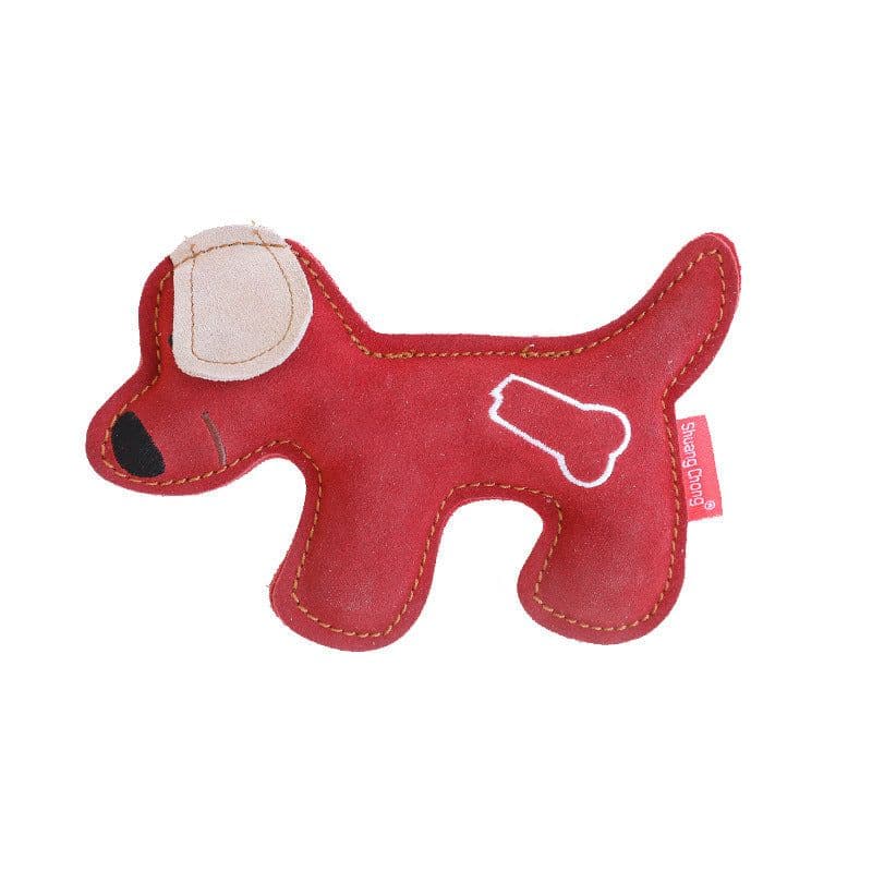 image-Pet Dog Training Cowhide Toy