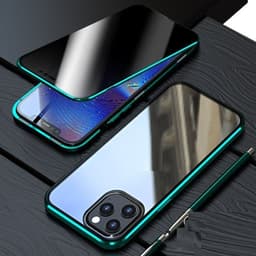 image-Double Sides Glass Cover Anti Privacy Protector Magnetic Adsorption Case