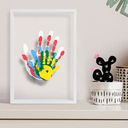 image-Art Print Souvenir Multi-person Handprint Diy Handprint Photo Frame