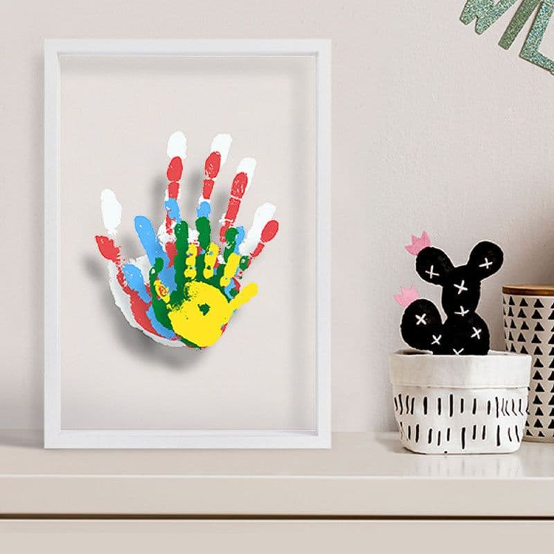 image-Art Print Souvenir Multi-person Handprint Diy Handprint Photo Frame