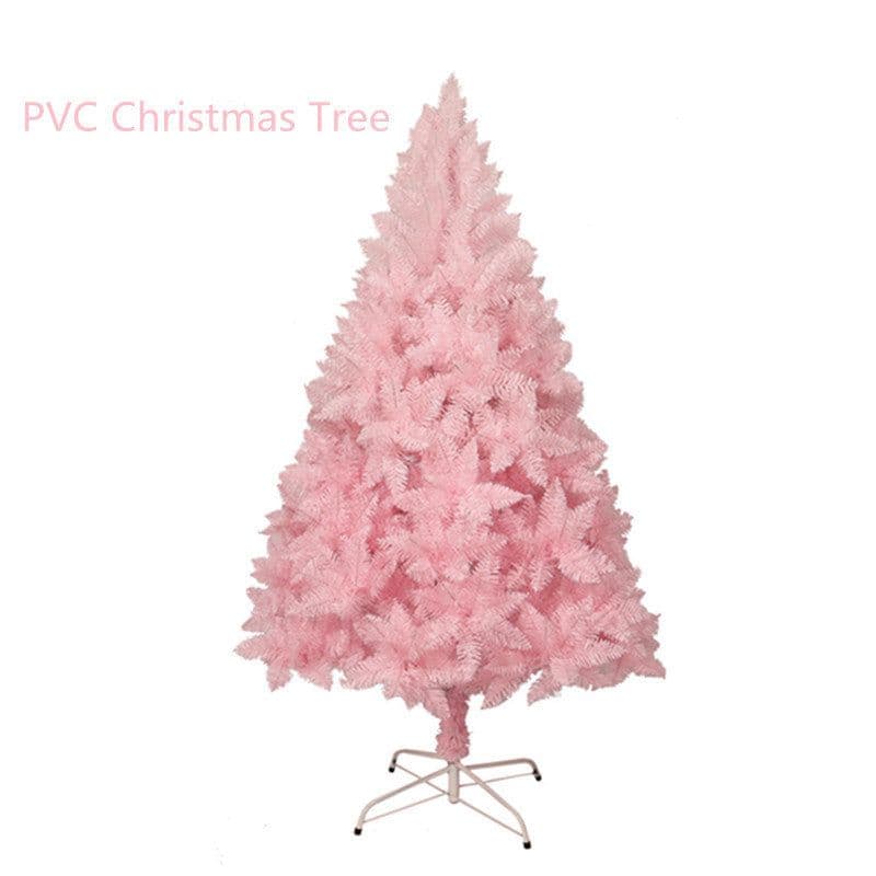 image-Christmas pink pointed gradient christmas tree