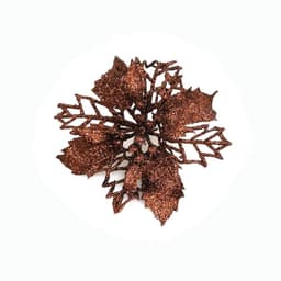 image-Glitter Artifical Christmas Flowers Christmas Tree Decorations For Home Fake Flowers Xmas Ornaments New Year Decor