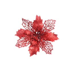 image-Glitter Artifical Christmas Flowers Christmas Tree Decorations For Home Fake Flowers Xmas Ornaments New Year Decor