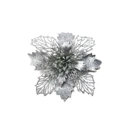 image-Glitter Artifical Christmas Flowers Christmas Tree Decorations For Home Fake Flowers Xmas Ornaments New Year Decor