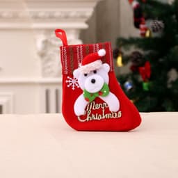 image-Christmas Decorations Santa Claus Socks Christmas Tree Pendant Christmas Socks Gift Bag Christmas Bag