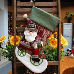 image-Christmas Decorations Santa Claus Socks Christmas Tree Pendant Christmas Socks Gift Bag Christmas Bag