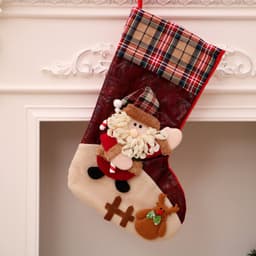 image-Christmas Decorations Santa Claus Socks Christmas Tree Pendant Christmas Socks Gift Bag Christmas Bag