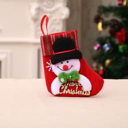 image-Christmas Decorations Santa Claus Socks Christmas Tree Pendant Christmas Socks Gift Bag Christmas Bag