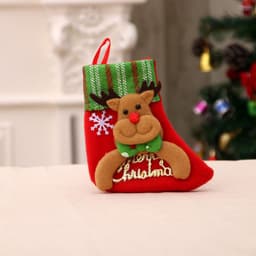 image-Christmas Decorations Santa Claus Socks Christmas Tree Pendant Christmas Socks Gift Bag Christmas Bag