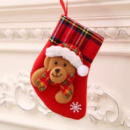image-Christmas Decorations Santa Claus Socks Christmas Tree Pendant Christmas Socks Gift Bag Christmas Bag