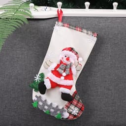 image-Christmas Decorations Santa Claus Socks Christmas Tree Pendant Christmas Socks Gift Bag Christmas Bag
