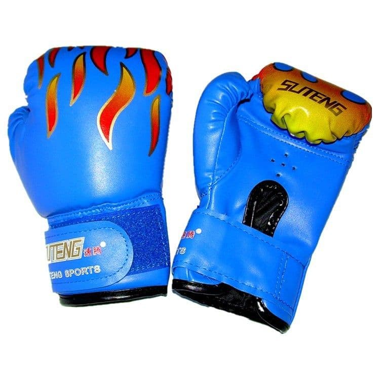 image-Flame Children's Punching Bag Boxing Sponge Gloves
