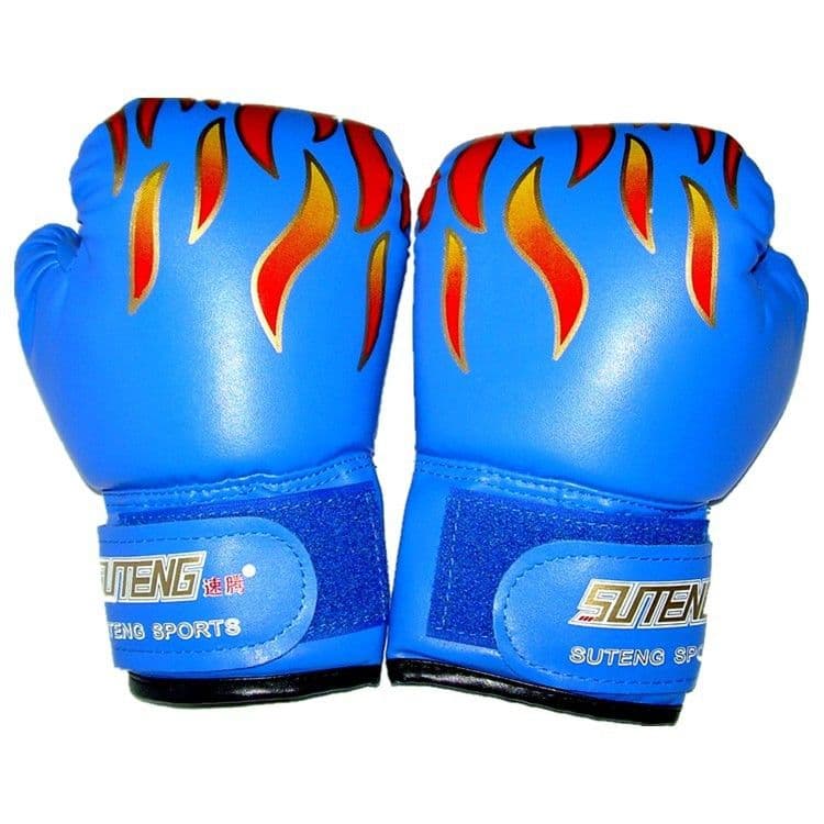 image-Flame Children's Punching Bag Boxing Sponge Gloves
