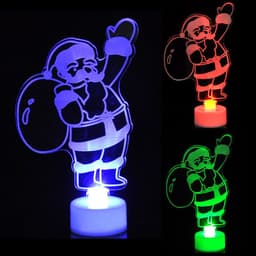 image-Colorful glowing Christmas tree ornaments
