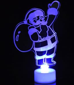 image-Colorful glowing Christmas tree ornaments
