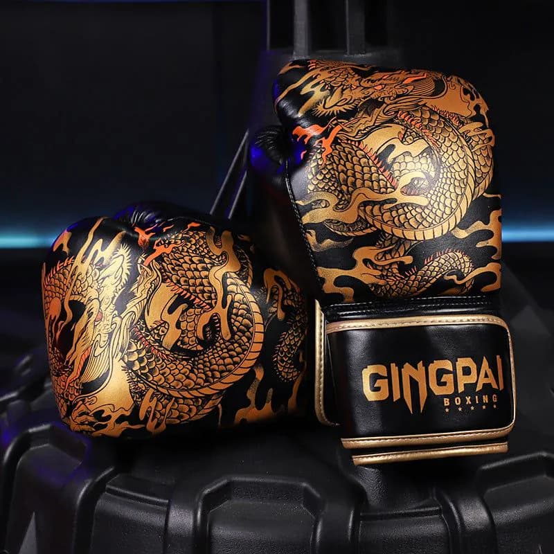image-Professional Gloves Men's Sanda Fight Training Boxing Gloves
