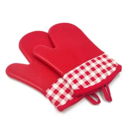 image-Cotton Silicone Professional Oven Microwave Heat Insulation Gloves
