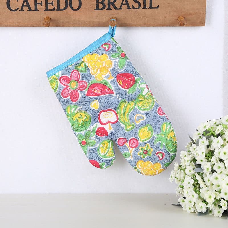 image-New Baking High Temperature Microwave Oven Thickened Gloves