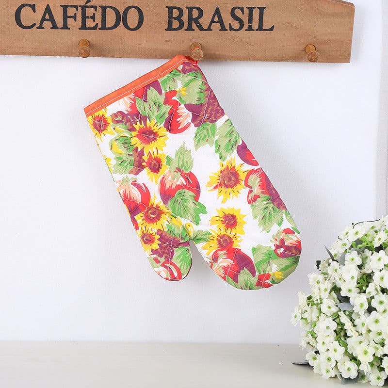 image-New Baking High Temperature Microwave Oven Thickened Gloves
