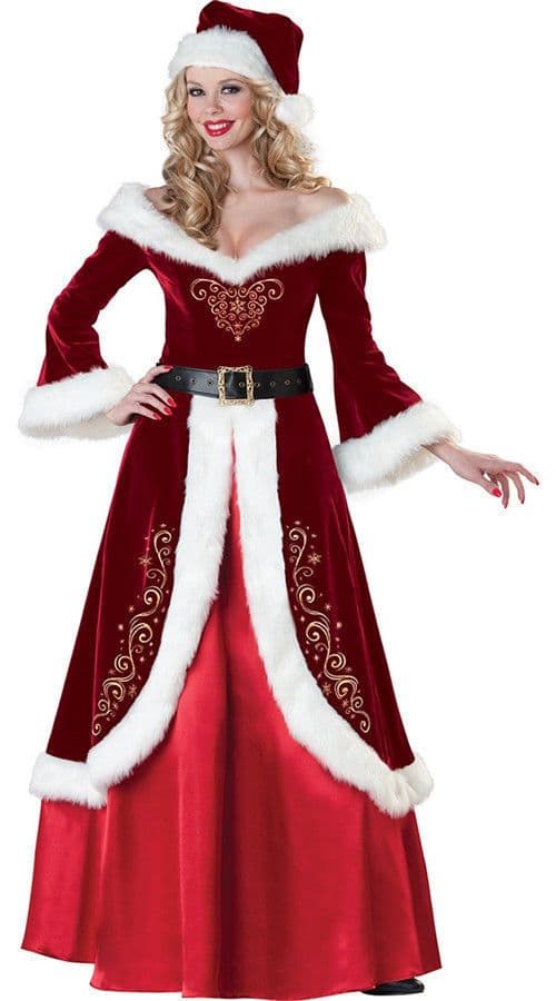 image-Santa couple costume Christmas dress