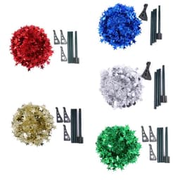 image-Artificial Tinsel Up Christmas Tree With Stand Gorgeous Collapsible Artificial Christmas Tree For Christmas Decorations