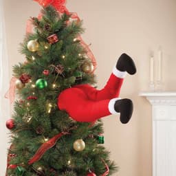 image-Garden decoration Elf legs Christmas Day