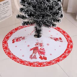 image-Christmas tree skirt Christmas tree decorations Christmas gifts Christmas scene matching