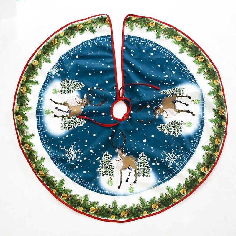 image-Christmas tree skirt Christmas tree decorations Christmas gifts Christmas scene matching