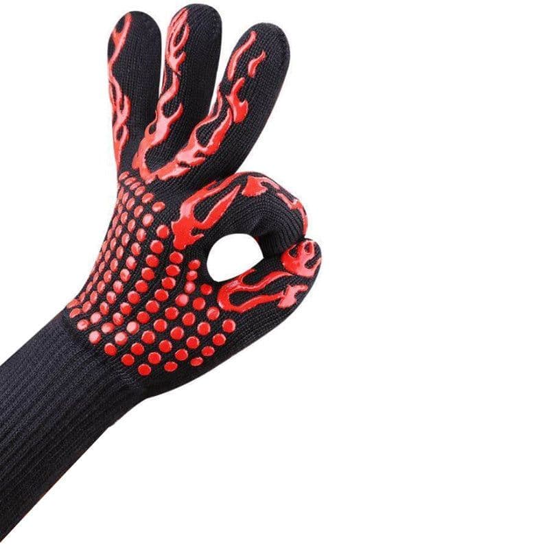 image-Silicone Insulation Microwave Oven Gloves