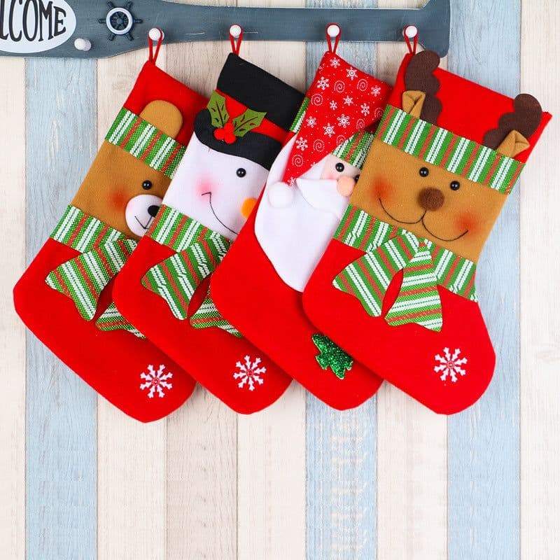 image-Christmas Gift Bag Christmas Decorations Gift Bag Pendant Ornaments Wholesale Large Christmas Stockings Socks