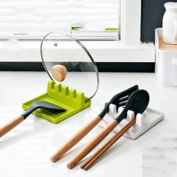 image-Household Soup Spoon Chopstick Holder Spatula Drag Mat