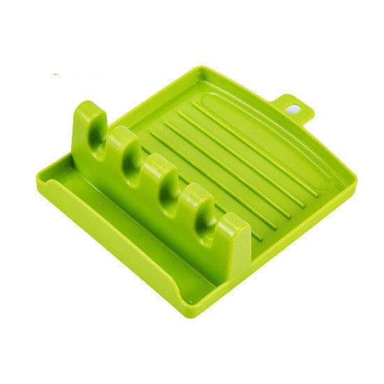 image-Household Soup Spoon Chopstick Holder Spatula Drag Mat