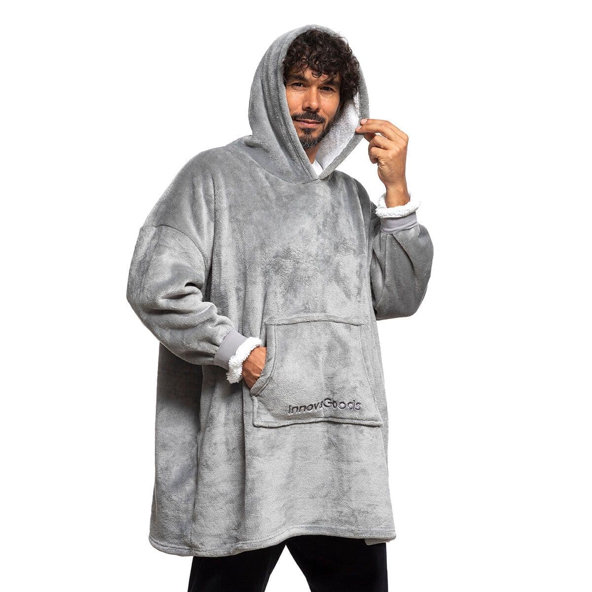 image-Oversized Sweatshirt Blanket with Fleece Lining Swug InnovaGoods