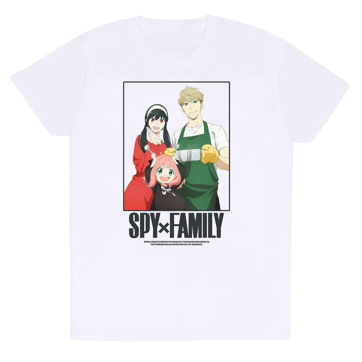 image-Short Sleeve T-Shirt Spy X Family Full Of Surprises White Unisex